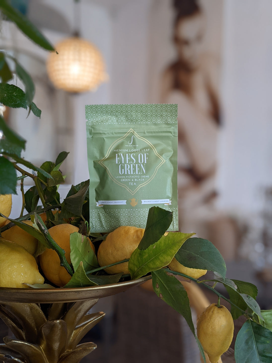 Eyes of Green — Lemon Crème & Pistachio Green Tea